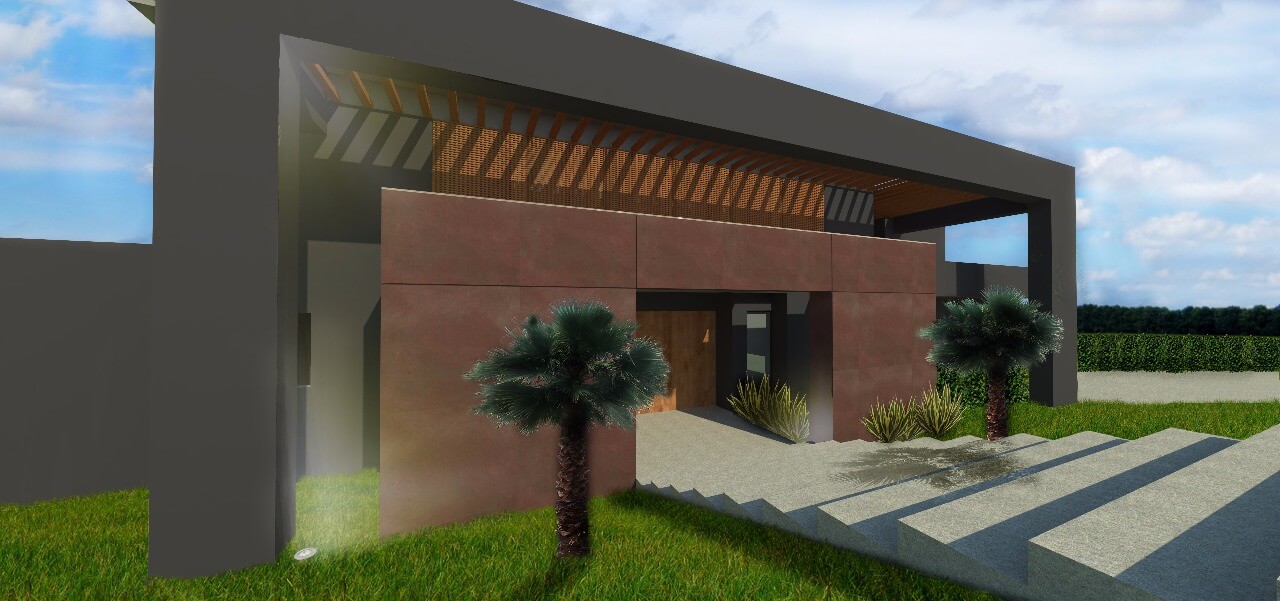 Bellini Arquitetura - Fachada Casa Modelo